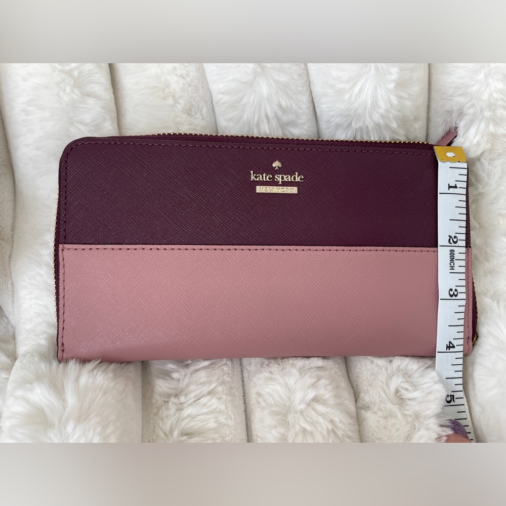 Kate Spade Laurel Way Large Continental Wallet Color Block - Picture 6 of 8